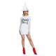 image 1 of Fever Womens/Ladies Good Witch Costume Dress - White - S S