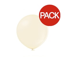 Belbal Latex Balloons (Pack of 100) - Pastel Vanilla - One Size