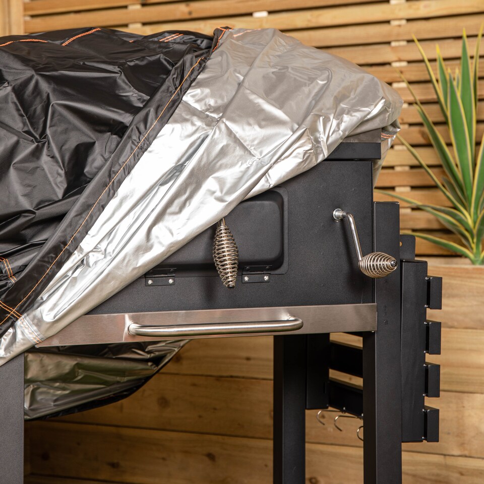image 1 of Samuel Alexander Heavy Duty Waterproof Anti UV Windproof Outdoor Protective Garden BBQ Cover | Black | Black