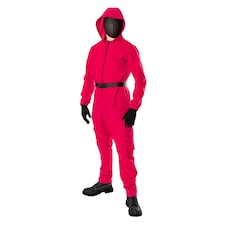Bristol Novelty Unisex Adult The Gamer Suit Costume - Red/Black - M M