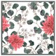 image 3 of Red flowers, green leaves (Picutre Frame) Brown | M