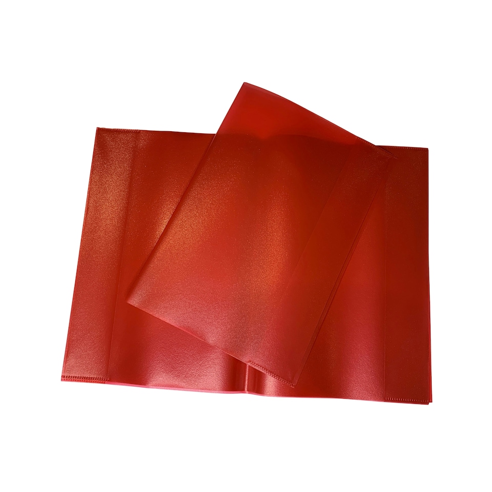 image 1 of Pack of 10 A4 Frosted Red Exercise Book Covers