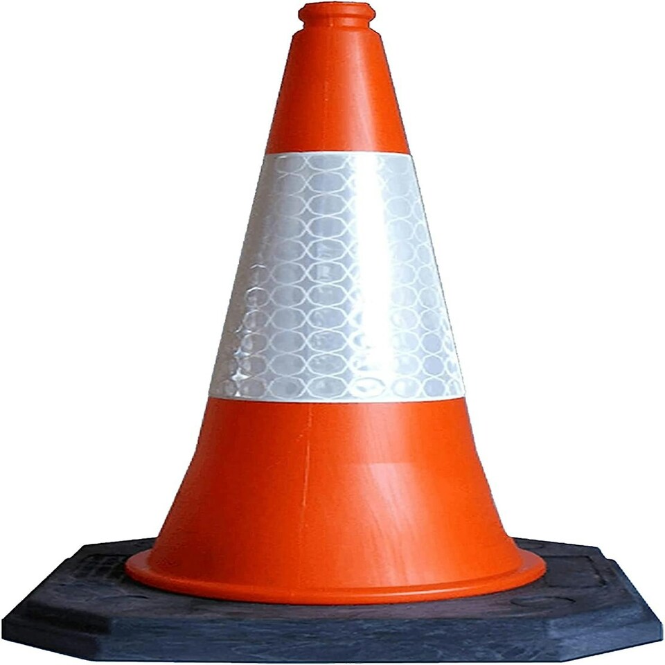 image 1 of 1 x High Visibility Orange Reflective 75cm Self Weighted Road & Pavement Safety Cones