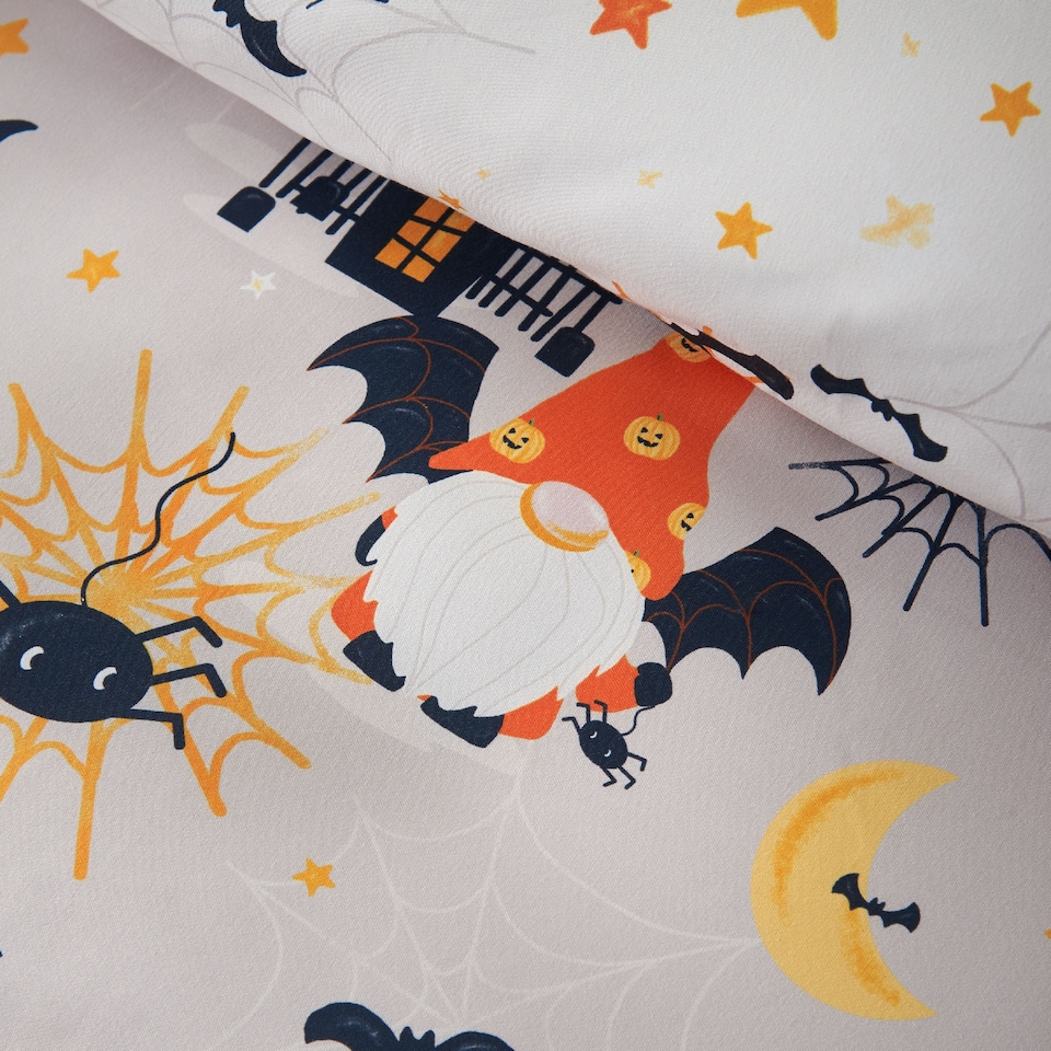 image 1 of Catherine Lansfield Halloween Gonks So Soft Reversible Duvet Cover Set