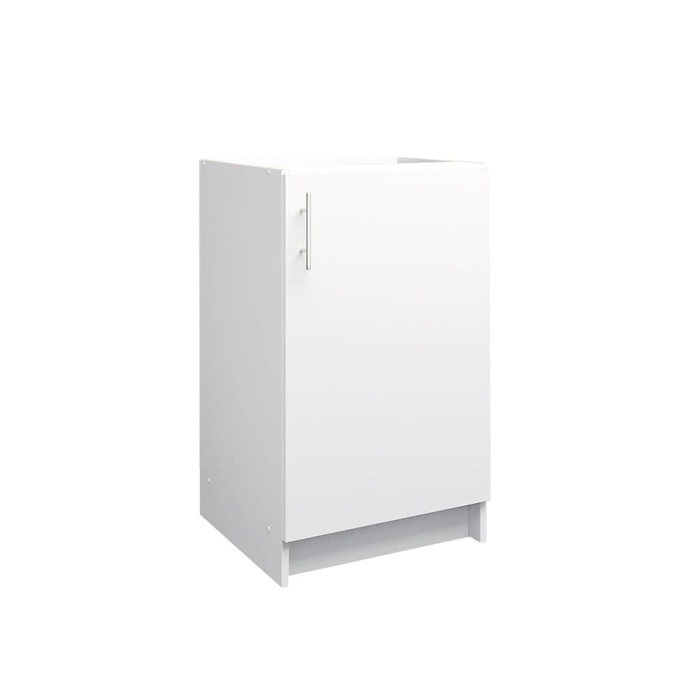 image 1 of JD Greta Kitchen Base Unit 500mm Storage Cabinet With Door Shelf 50cm - White Matt