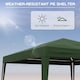 image 4 of Alivio 3 x 3m Patio Pop Up Gazebo, Outdoor Party Wedding Tent Canopy (Green)