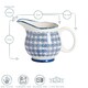 image 3 of Nicola Spring Hand-Printed Milk Jug - 300ml - Navy Blue