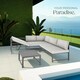 image 8 of Garden Lounge Set Faro Corner Sofa Outdoor Aluminium