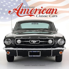 American Classic Cars 2026 Calendar | Square Wall Calendar | Car Enthusiast Gift | Plastic Free Packaging | by Avonside Publishing