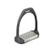 image 2 of Shires Metal Horse Stirrups - Black - 4.75in