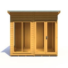 Lela 8x6 Summerhouse - L222.8 x W252.4 x H228.4 cm Brown