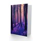 image 2 of Realistic Purple Bluebell Forest Dawn Sun Him Her Birthday Card