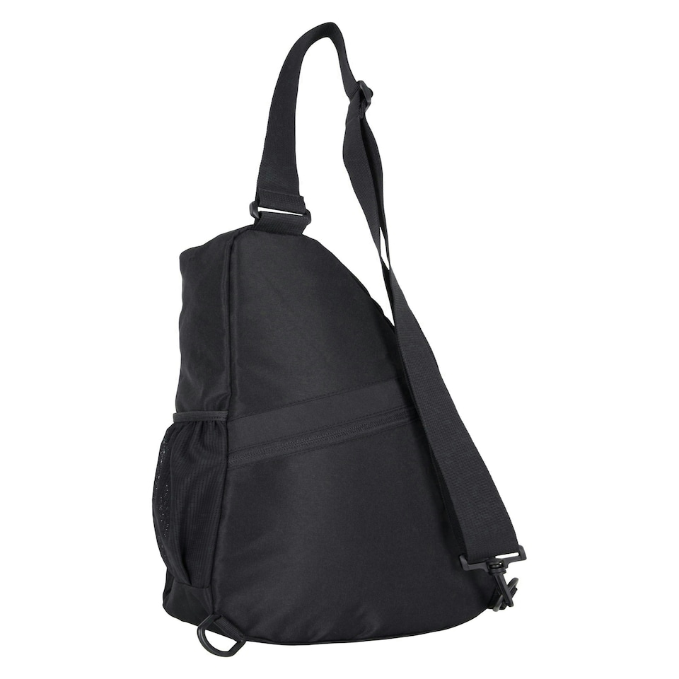 image 1 of Mountain Warehouse Unisex Classic Sling Bag Breathable Lightweight Shoulder Sack Black | Black