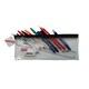 image 1 of Stationery Filled Black Zip 13x5" Pencil Case
