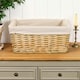 image 2 of Marco Paul Hamper Basket with Liner and Accessories N/A