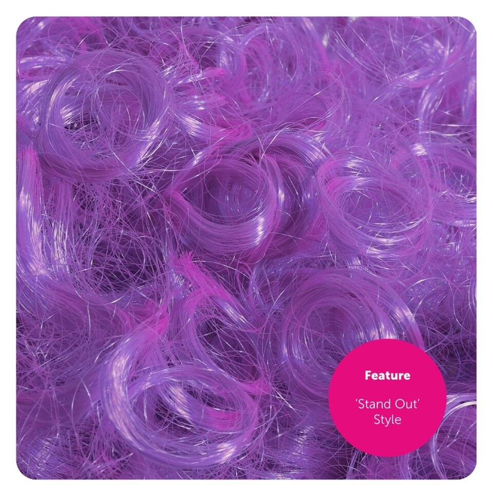 image 1 of Purple Curly Wig | Purple | 1