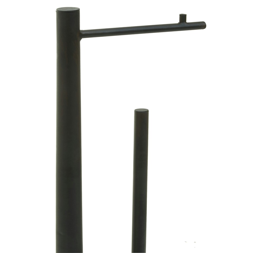 image 1 of Fay Black Toilet Roll Holder