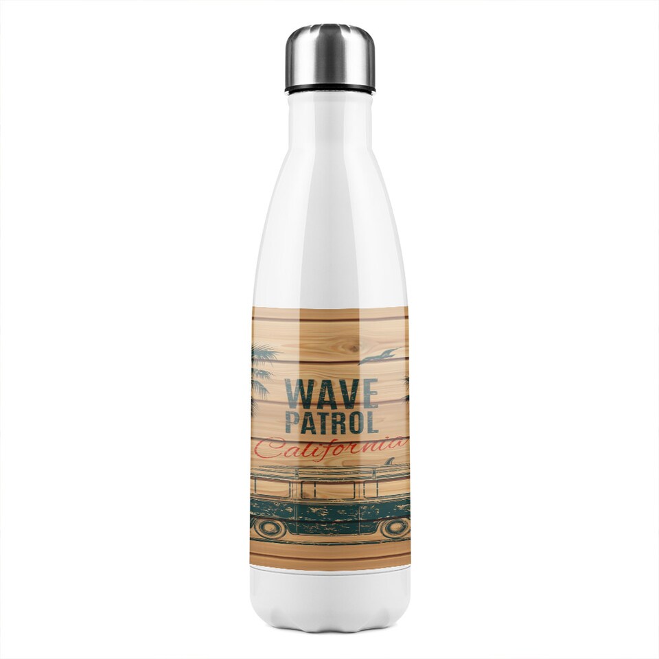image 1 of California Wave Patrol Stainless Steel Bottle | Multi | 500ml