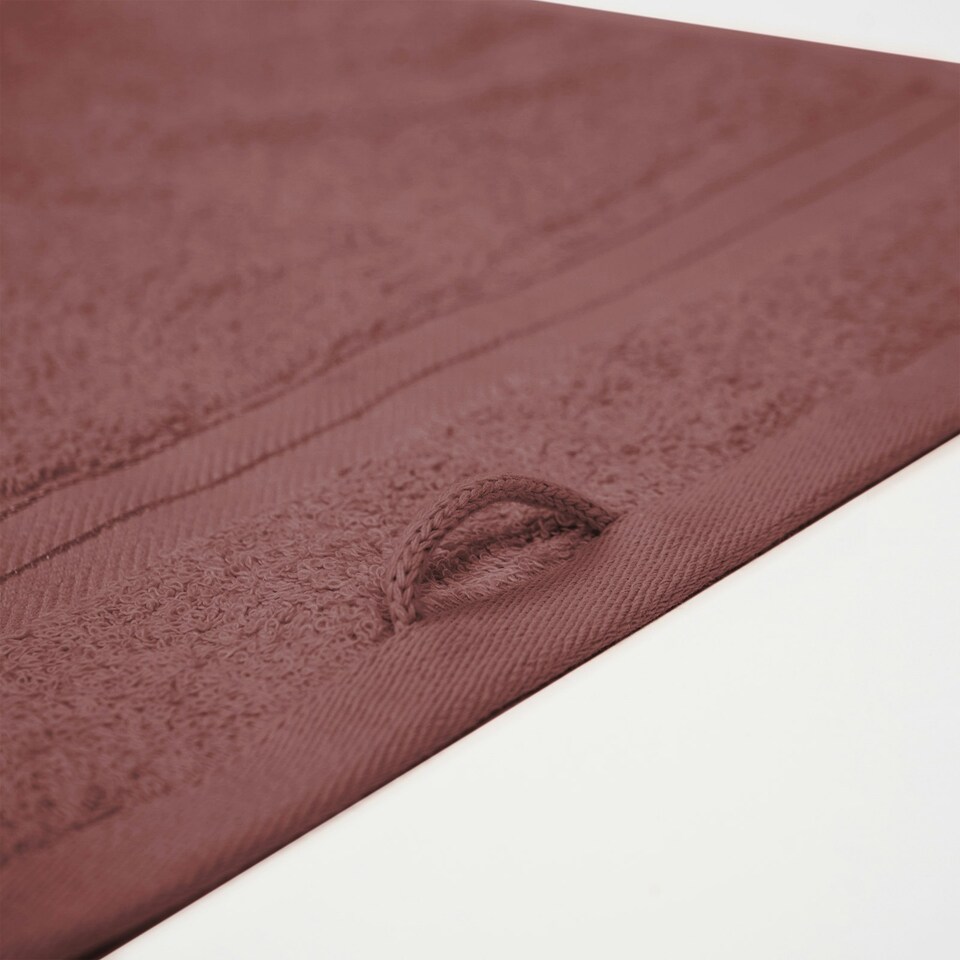 image 1 of OHS 4 x Luxury 100% Cotton 500GSM Bathroom Face Cloth Towel Red | Burgundy | Face cloth