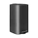image 1 of Harbour Housewares Square Stainless Steel Kitchen Pedal Bin - 30L - Black | Black | Black