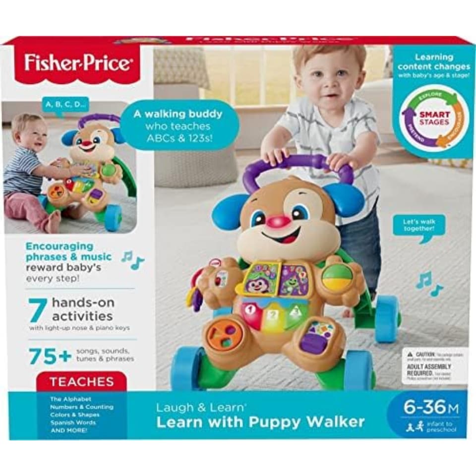 image 1 of Fisher Price Laugh And Learn Puppy Walker