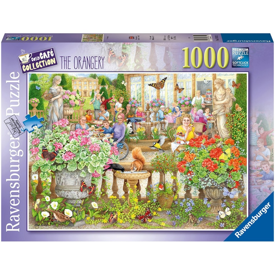 image 1 of Ravensburger Cosy Café No 2 The Orangery 1000 Piece Jigsaw Puzzle