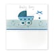 image 1 of Second Nature Luxury Greeting Card for the Birth of a Baby Boy