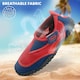 image 2 of GEEZY Unisex Red Neoprene Slip On Aqua Shoes