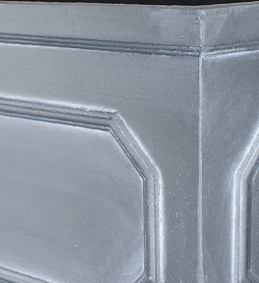 image 1 of Primrose Fibrecotta Kensington Lead Effect Framed Trough Planter L61cm