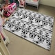 image 4 of Egyptian Eye Of Horus Heiroglyphs (Rug) Black | XL: 160x230cm