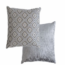 Nevada Cushion Cover 43cm x 43cm Grey | Grey | Grey