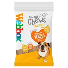 Webbox 20 Chomping Chews Chicken 200g (Pack of 10)