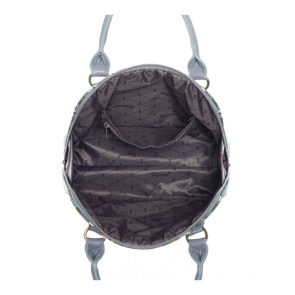 image 1 of Signare Convertible Bag - Grey Strawberry Thief Multi