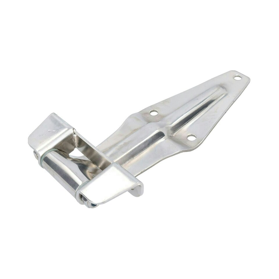 image 1 of 4 Pack 12" Stainless Steel Door Gate Strap Hinge Industrial Quality Heavy Duty Silver