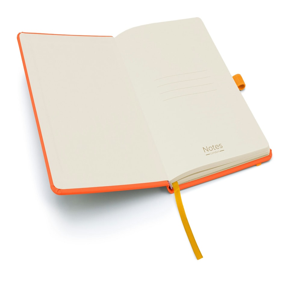 image 1 of Notes London A5 Wilson Lined Page Notebook Orange