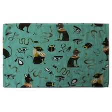 Hand Painting Abstract, Ancient Egypt Horus Eye Signs (Kitchen Towel)
