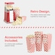image 5 of VonShef Popcorn Machine Retro with Hot Air Circulation 1200W