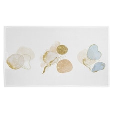 glitter shiny dreamy. Blush, blue, white, beige watercolor illustration & elements (Kitchen Towel)