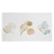 image 1 of glitter shiny dreamy. Blush, blue, white, beige watercolor illustration & elements (Kitchen Towel)