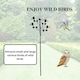 image 7 of Marco Paul Wild Bird Feeder Pole Station with Iron Leaves and 4 Adjustable Branches