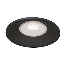 Slim Recessed Downlight Black, 1 Light, GU10