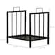 image 5 of Outsunny Firewood Log Holder Wood Storage Rack w/ Handles Outdoor Indoor, Black