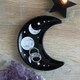 image 2 of Hill Interiors Crescent Moon Trinket Dish - Black/White - One Size