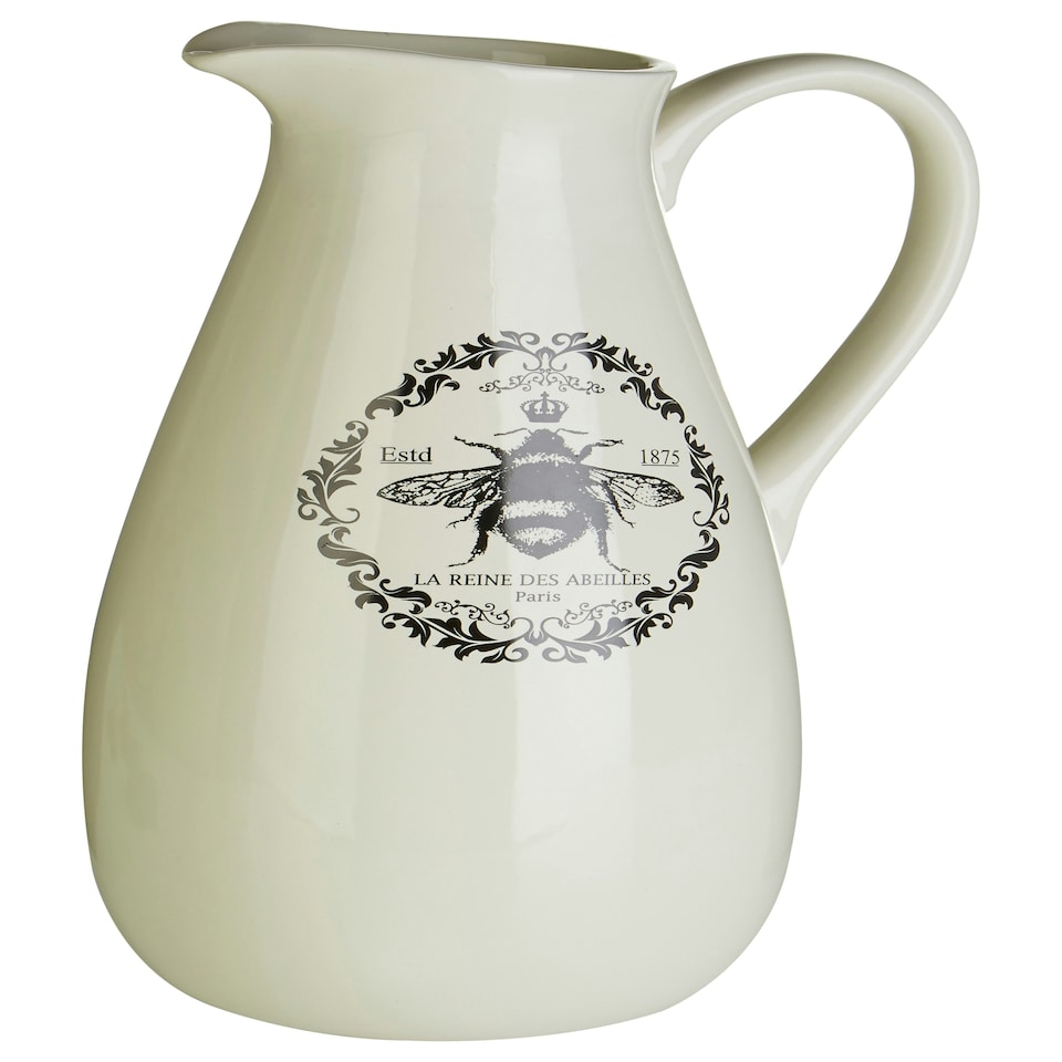 image 1 of Interiors By Premier Stylish Pitcher Queen Bee, Functional Design Pitcher Jug For Dining Table, Comfortable Ptcher For Evening Tea