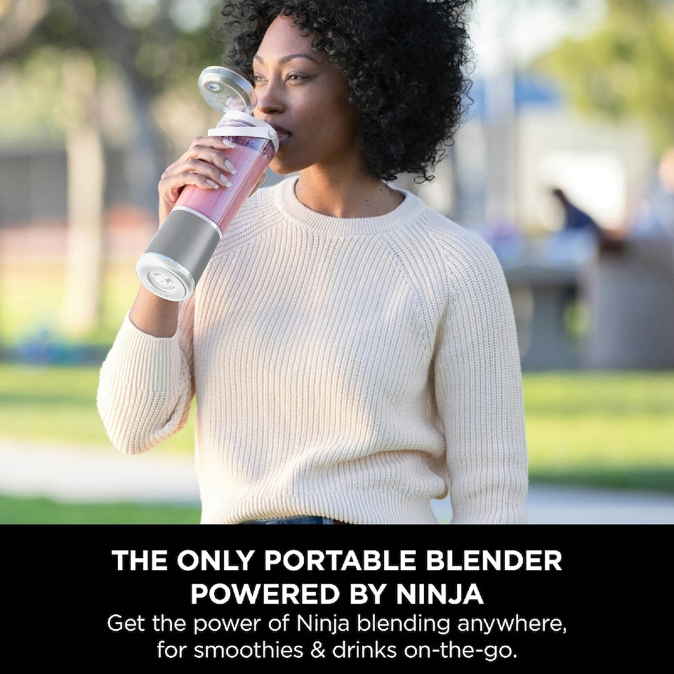 image 1 of Ninja Blast Cordless Portable Blender in White BC151UKWH White