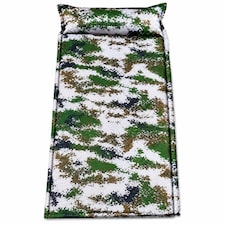 Alivio Camping Inflatable Sleeping Pad, Waterproof Inflating Sleeping Mat (Single, Multicolour) | Multi