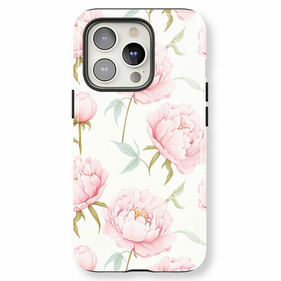 image 1 of Pretty Peony Phone Case | Pink | iPhone 16 Plus
Tough | iPhone 16 Plus
Tough