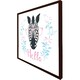image 3 of Hello zebra (Picture Frame) White | M