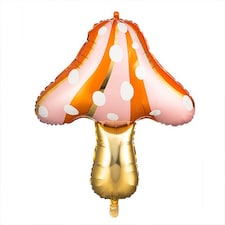 Vibrant Mushroom Metallic Giant Helium Foil Balloon 95cm / 37 in