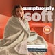 image 4 of Silentnight Heat Genie Self Heating Giant Blanket Cream | Natural